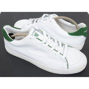 Tretorn Men's 13M SWERVE White Green Lace Up Sneakers Sporty Workout